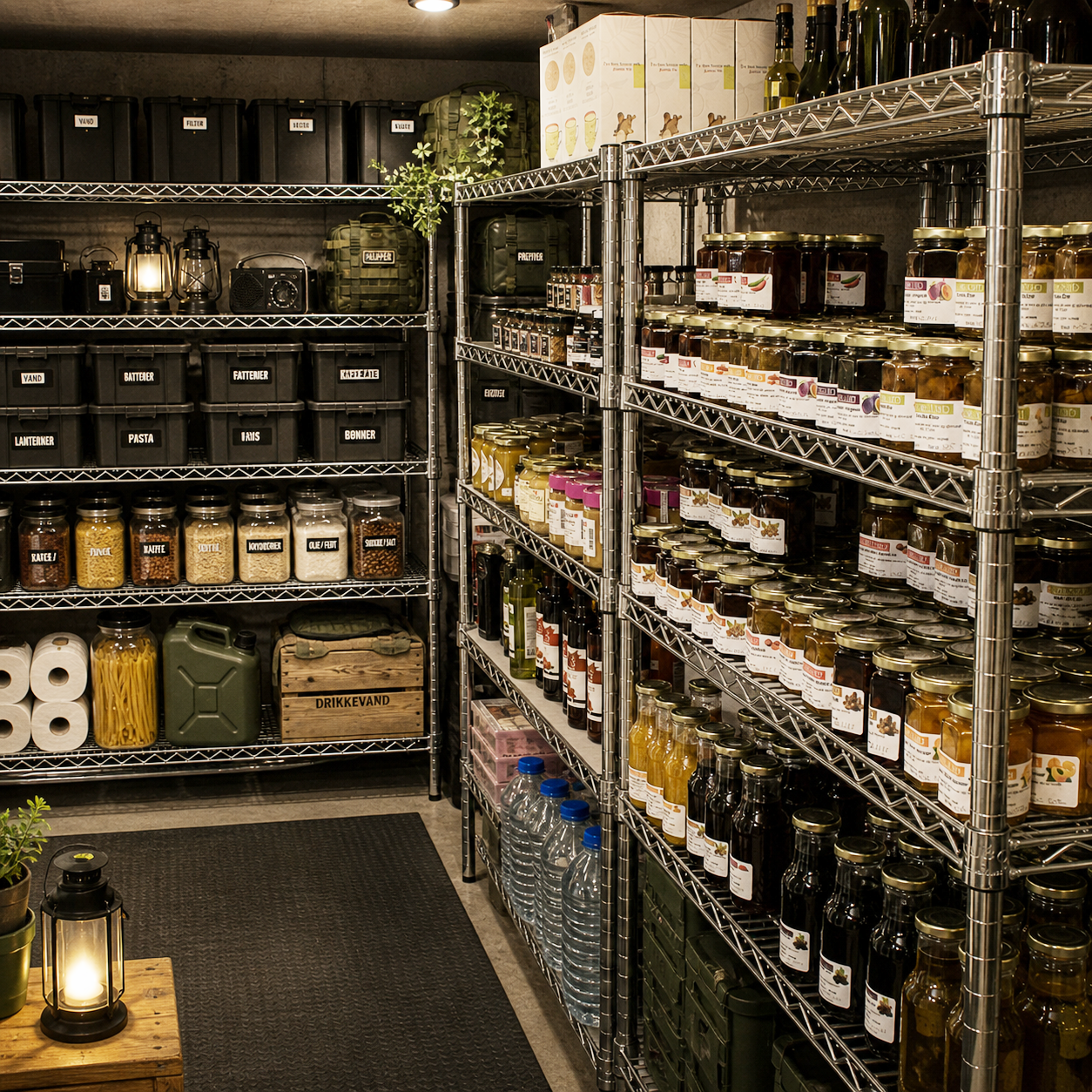 Prepper opbevaring