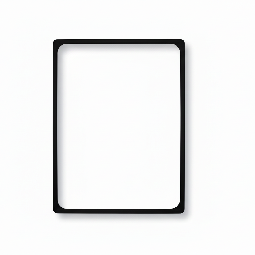 Plastramme, A4, svart