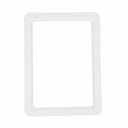 Plastramme, A6, hvit