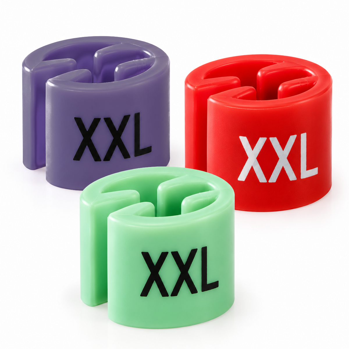 Kleshengermarkering. Minibrikke Str. XXL, 100 stk. Velg farge