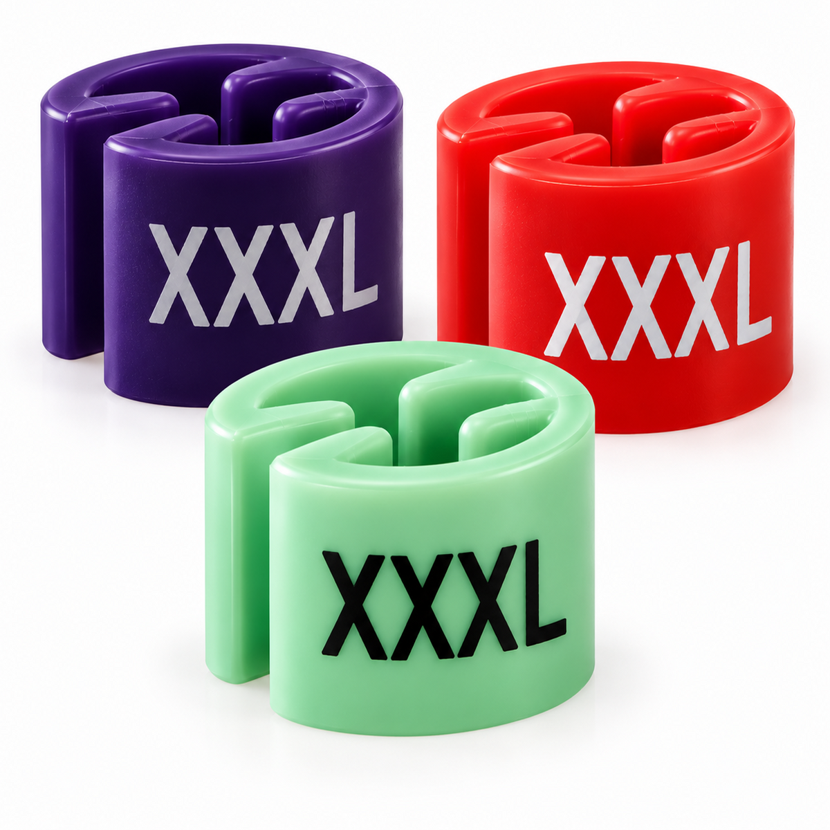 Kleshengermarkering. minibrikke str. XXXL, 100 stk. velg farge