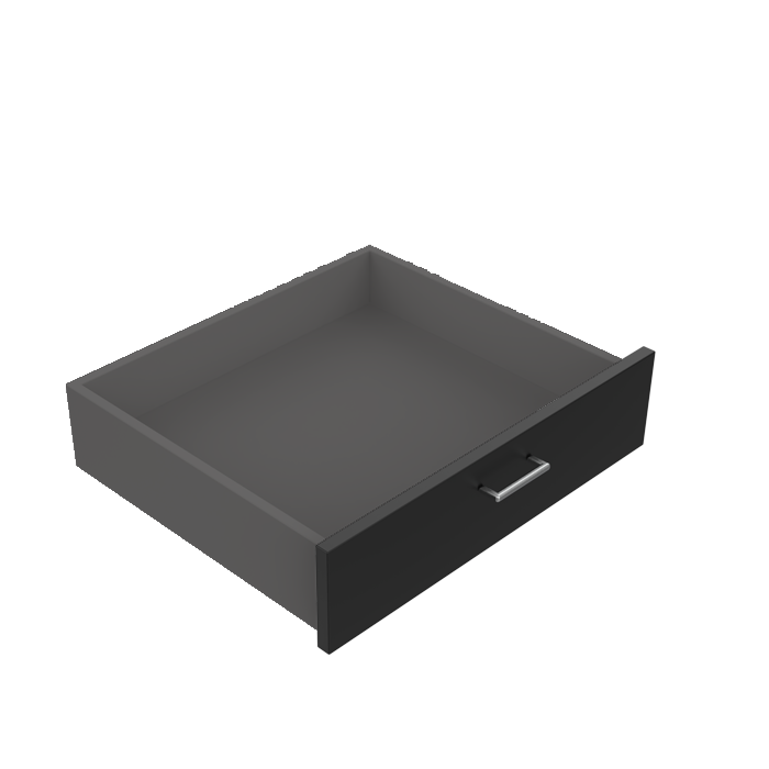 Basis Disk. Skuffe svart