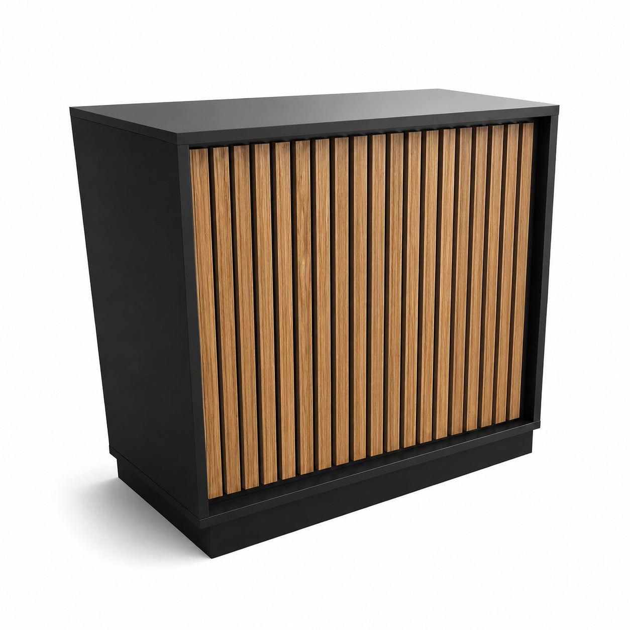 Frame-disk. Bred modul, svart. B110 - akustikkplate front