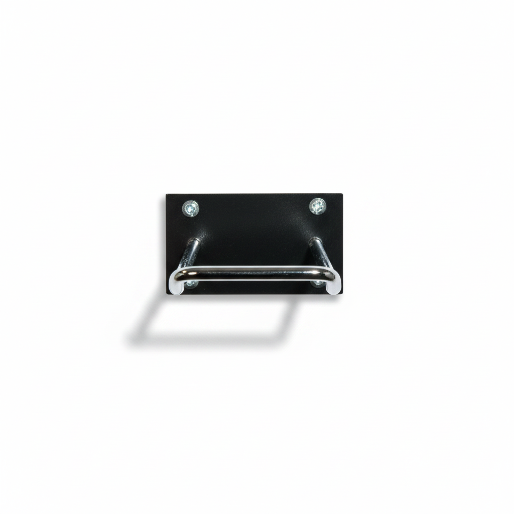 Bæreposeholder til disk eller vegg, krom, 15 cm