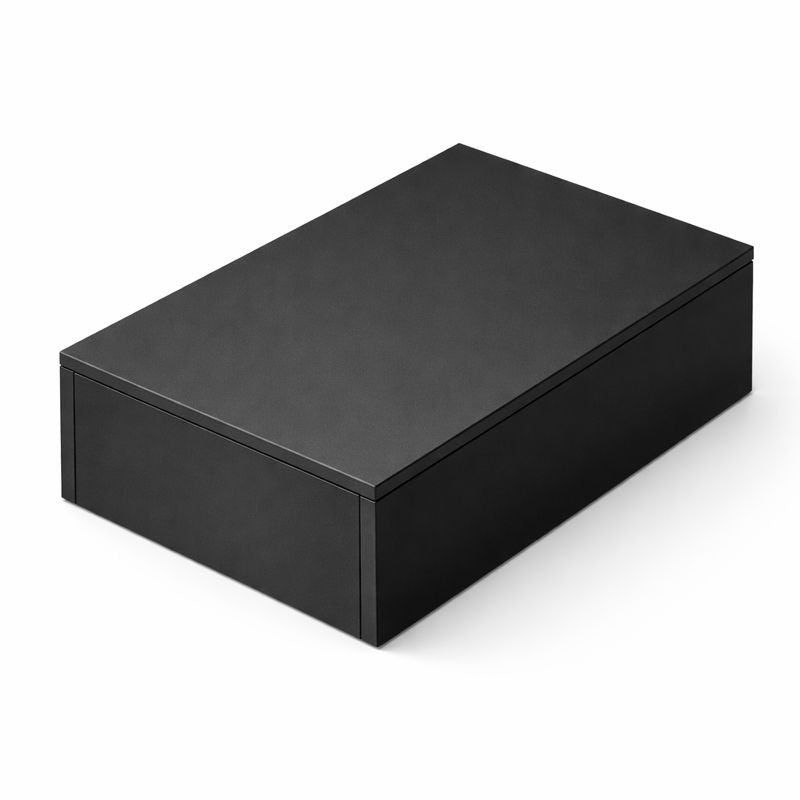 Podie. Sort melamin. 60 x 45 x H15 cm.