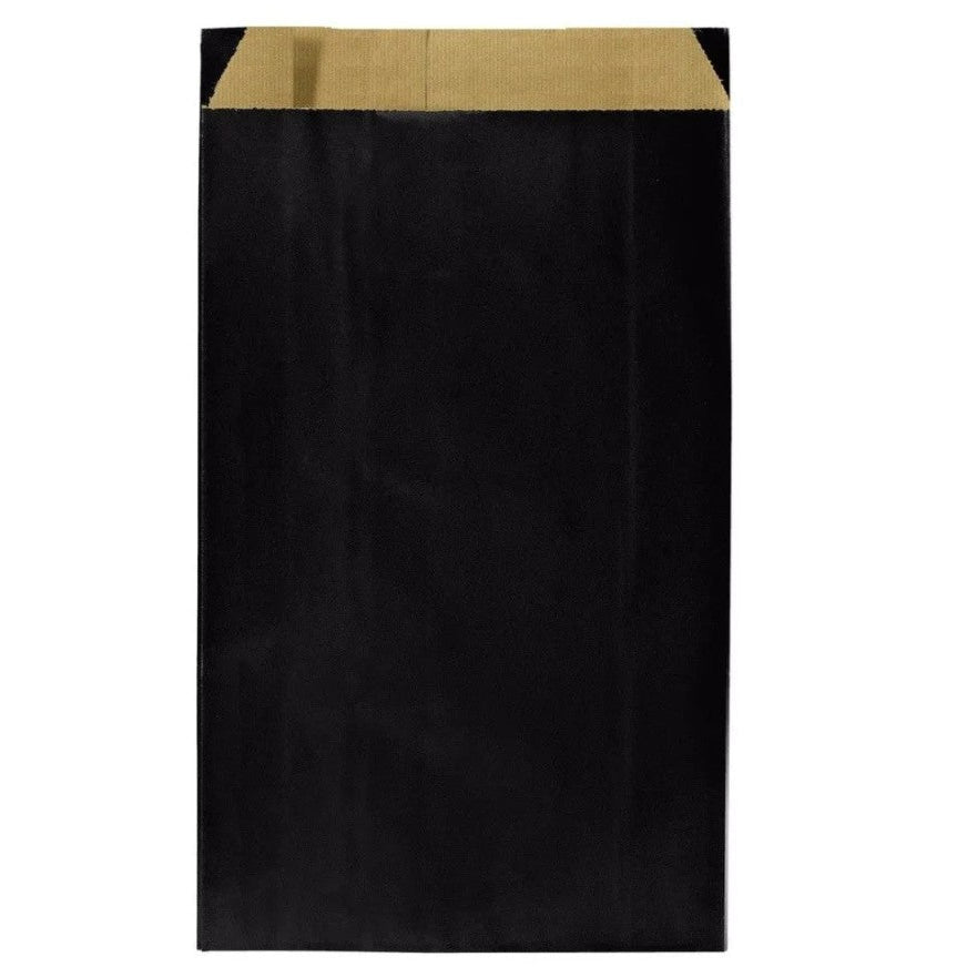 Sort kraftpapir gavepose 12 x 4 x H20 cm