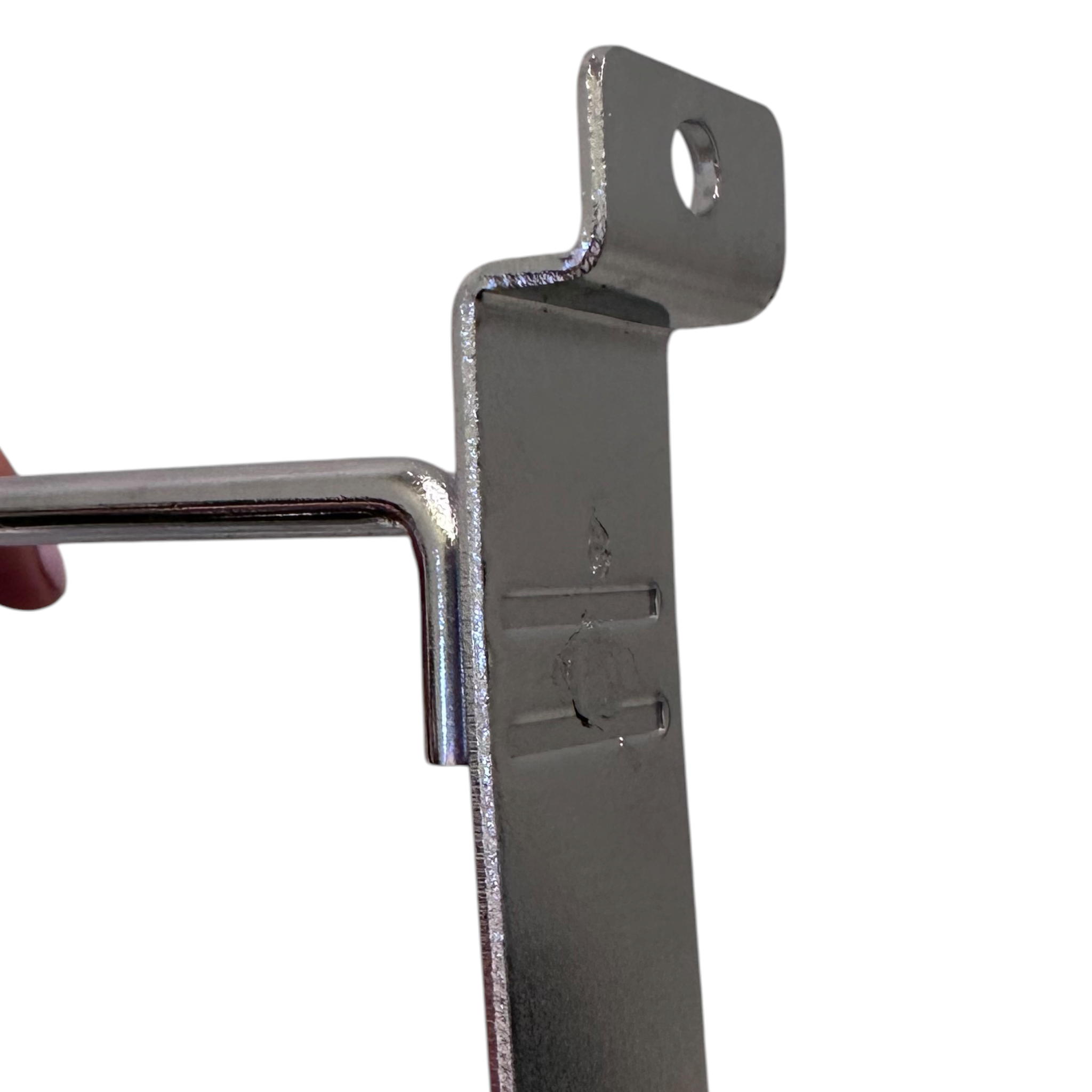 Euro-krok, for panel, krom, 10 cm