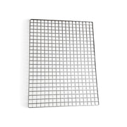 Dekorasjonsgitter, svart, 90 x H120 cm. Dobbeltramme for oppheng på vegg eller tak