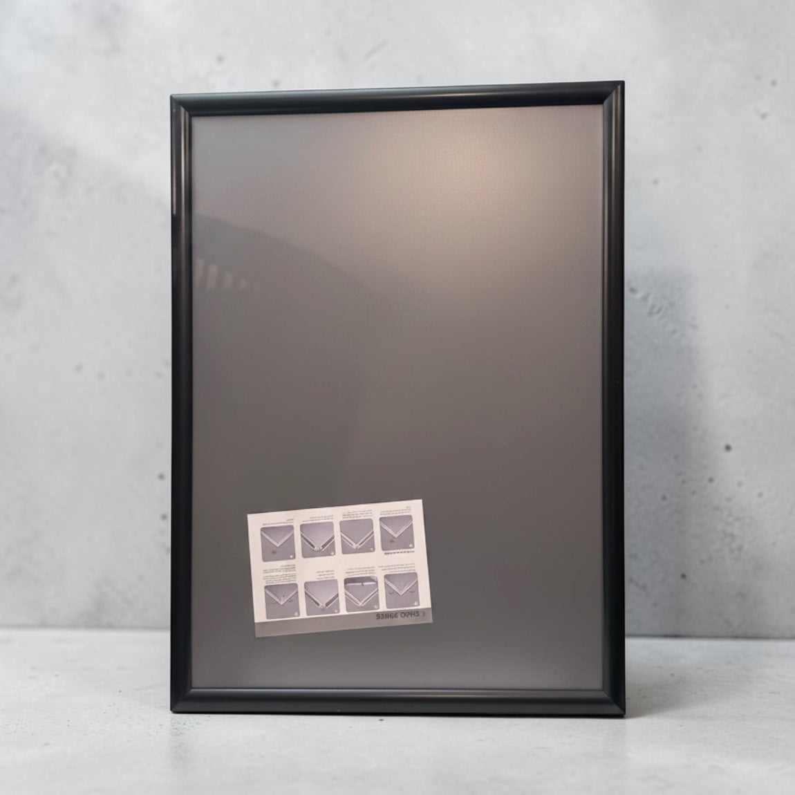 Snaprammeskilt 50 x 70 cm – velg farge
