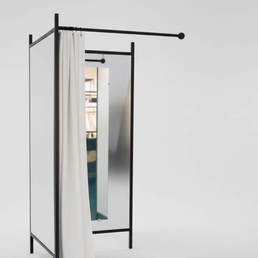 <strong>2-sidet prøverom</strong>