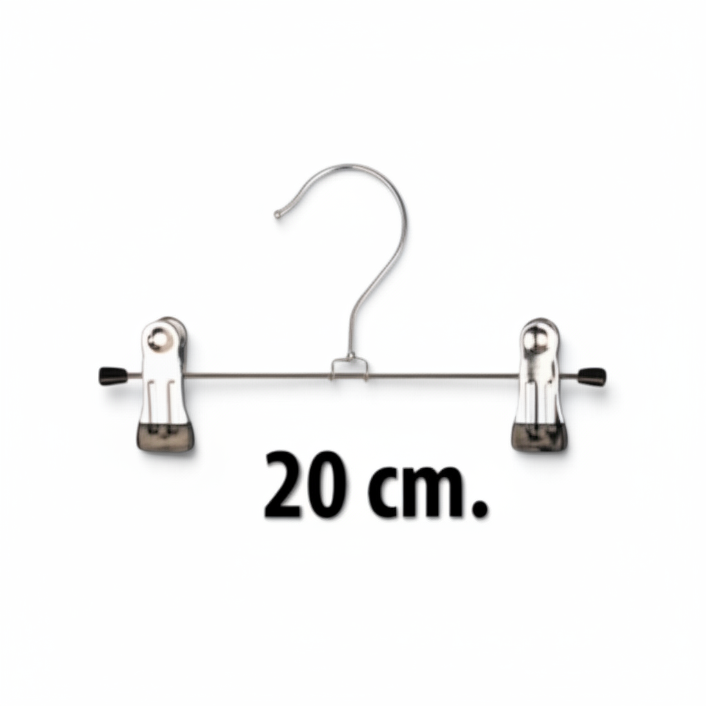 Klypehenger i metall – 20 cm – svart – 100 stk.