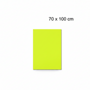 Skiltpapir 70 x 100 cm. - Neon gul
