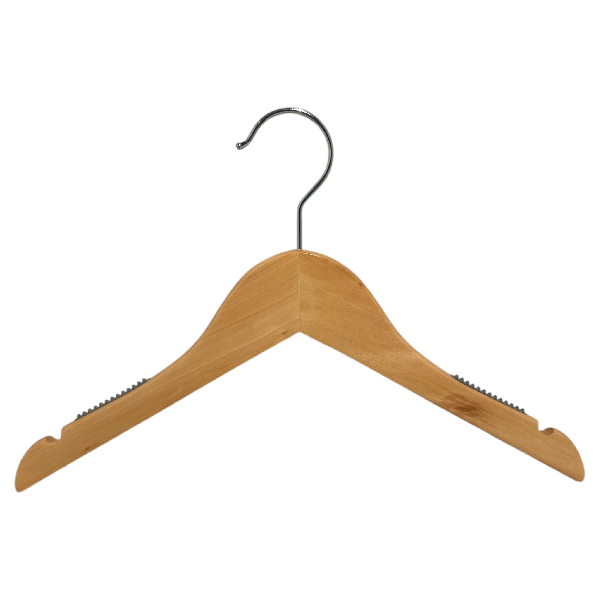 Treknagger, massivt tre, flate, junior, med hakk og uten stang, natur, 32 cm