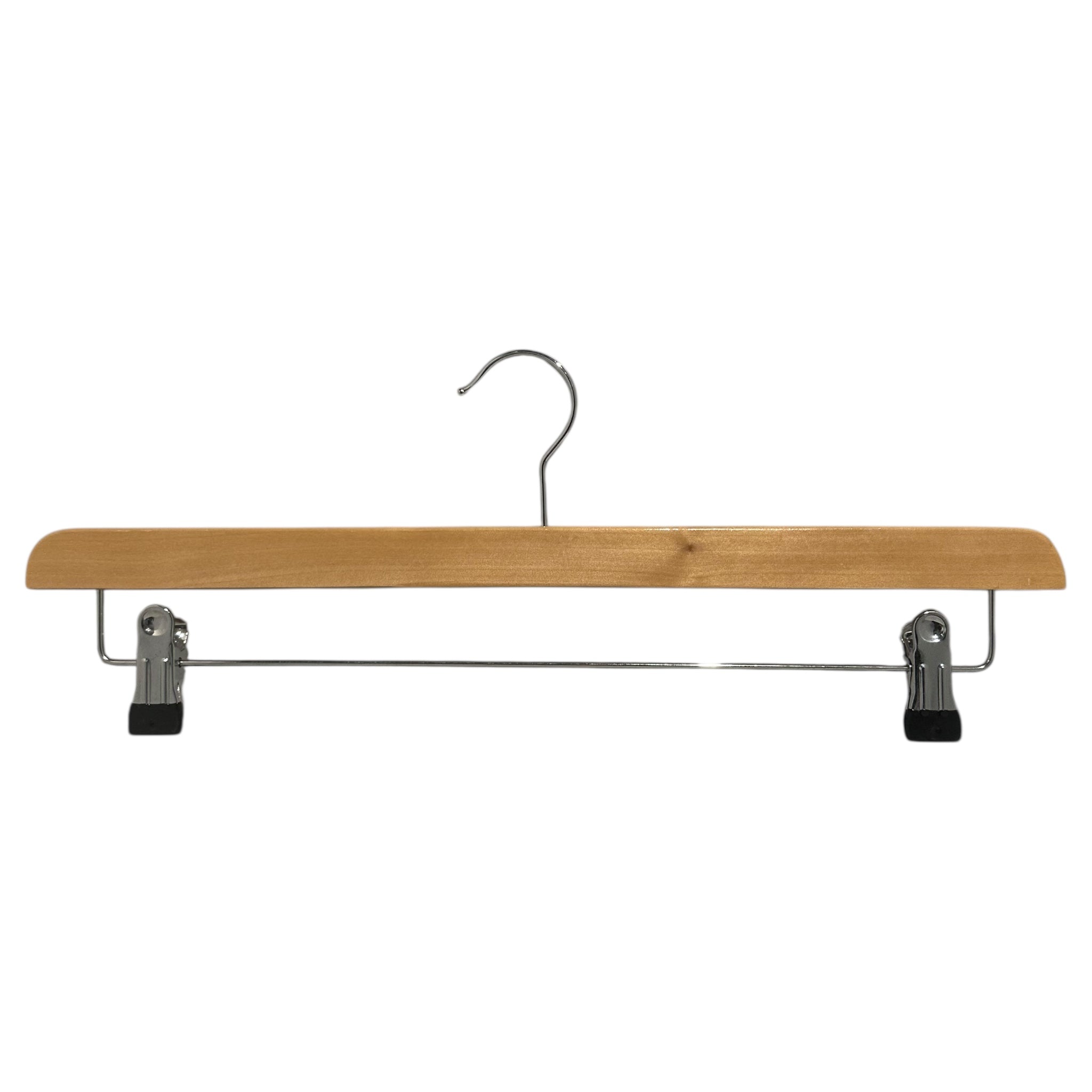 Bukseoppheng i tre med kraftige klemmer, naturlig, 45 cm