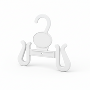 Skohenger, hvit, B12 cm x H11 cm, LOGO/ prisplate 4 x 3 cm.