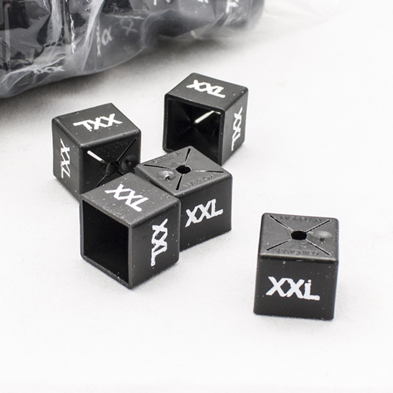 Størrelsesmerke, firkantet i svart. Velg størrelse