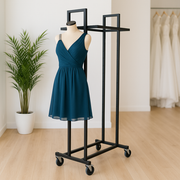 Sykkelstativ m/ Damegine - L5. Komplett, svart