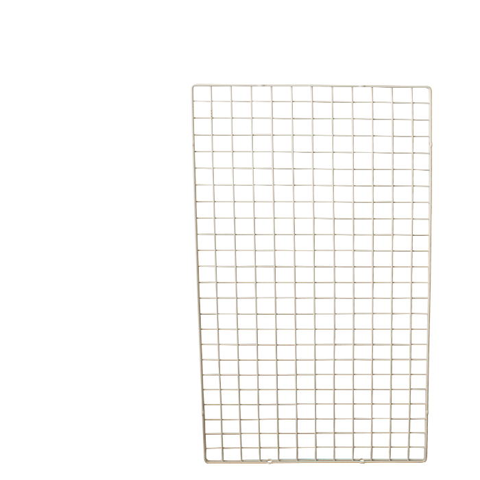 Hvidt gitter 60 x 120 cm til butiksdisplay