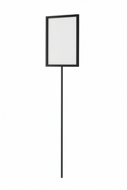 Skiltholder, A4, til Joystativ, svart, 80 cm