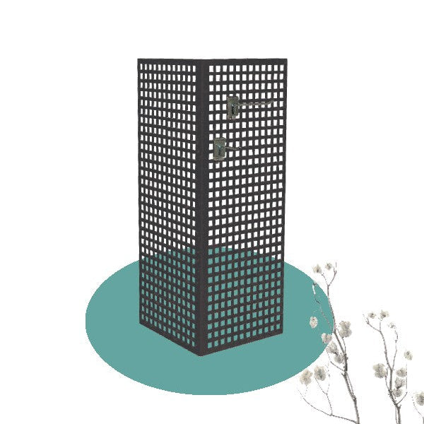 Vinkel Displays svarte m/ 20 kroker