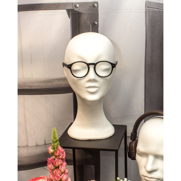 Flamingohode, dame, hvit, O56 x H33 cm