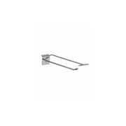 Varekrok, T-stykke, til panel, krom, 20 cm. T-krok, uten prislomme. Pose med 20 stk. Pris vist pr. stk.