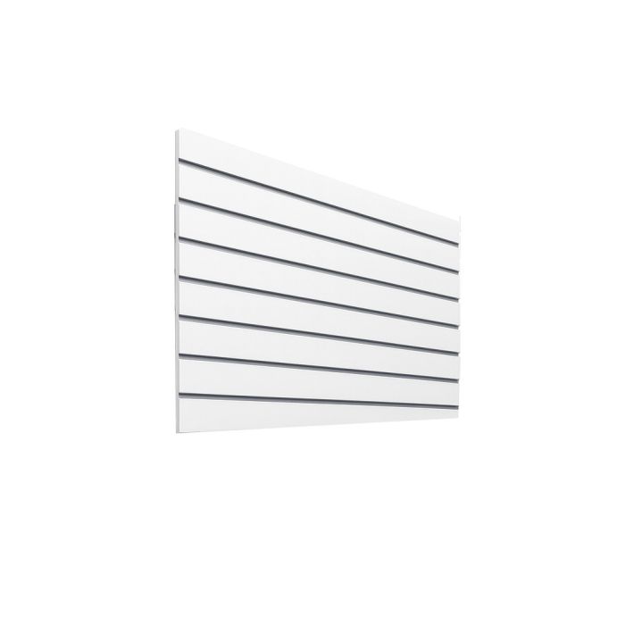Rillepanel - 120 x 80 cm. - hvit - 10 cm. 1 stk. - Supersæt, lett tekstur