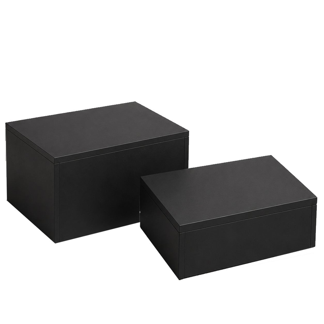 Podie-sett for mannekeng, sett med 2 stk., svart