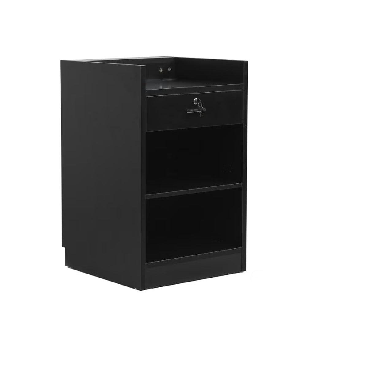 MADS butikkdisk, smal, sort. B 60