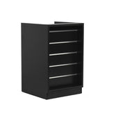 MADS butikkdisk smal, svart B 60 - rillepanelfront