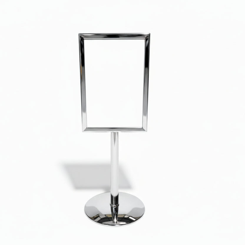 Menykortholder, A5, krom