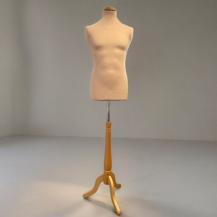 Treviso herregine, linstoffarget, lang kropp, 3 fot, flat topp, lyst tre