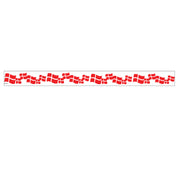 Vindusstreamer med Dannebrog - 120 cm.