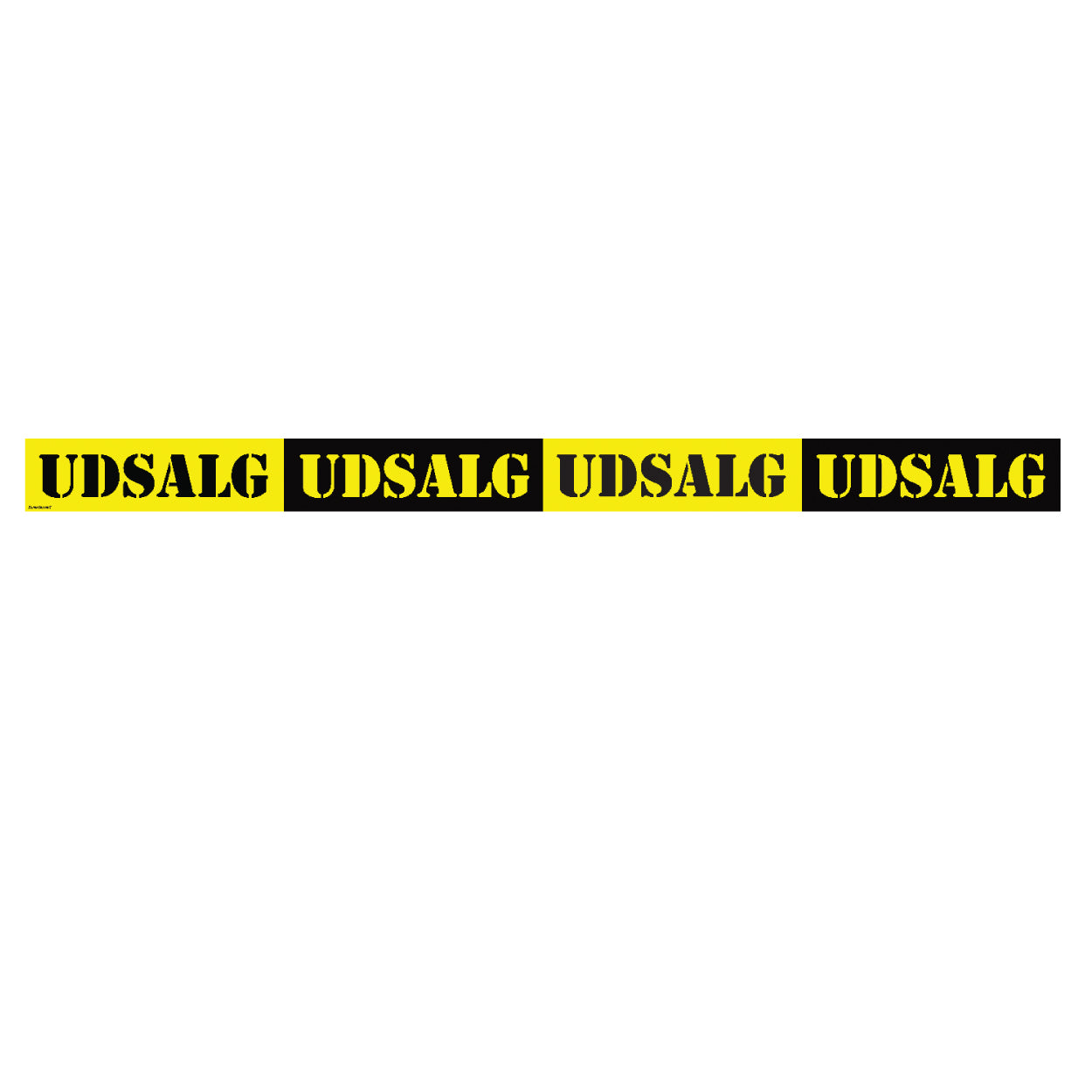 Vindusstreamer m/ UDSALG - 120 cm.