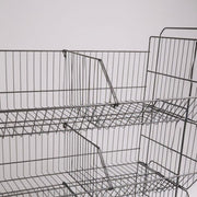 Skillevegg for stabkurv, svart