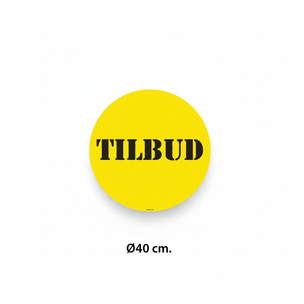 Plakat - TILBUD - Ø40 cm.