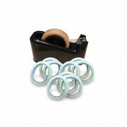 1 borddispenser - inkl. 10 ruller klar tape