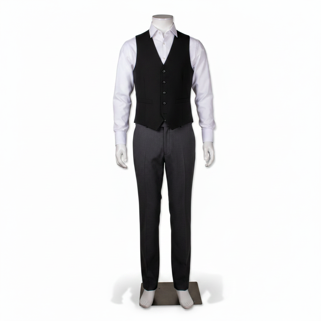 Basic herremannequin uten hode. Plast