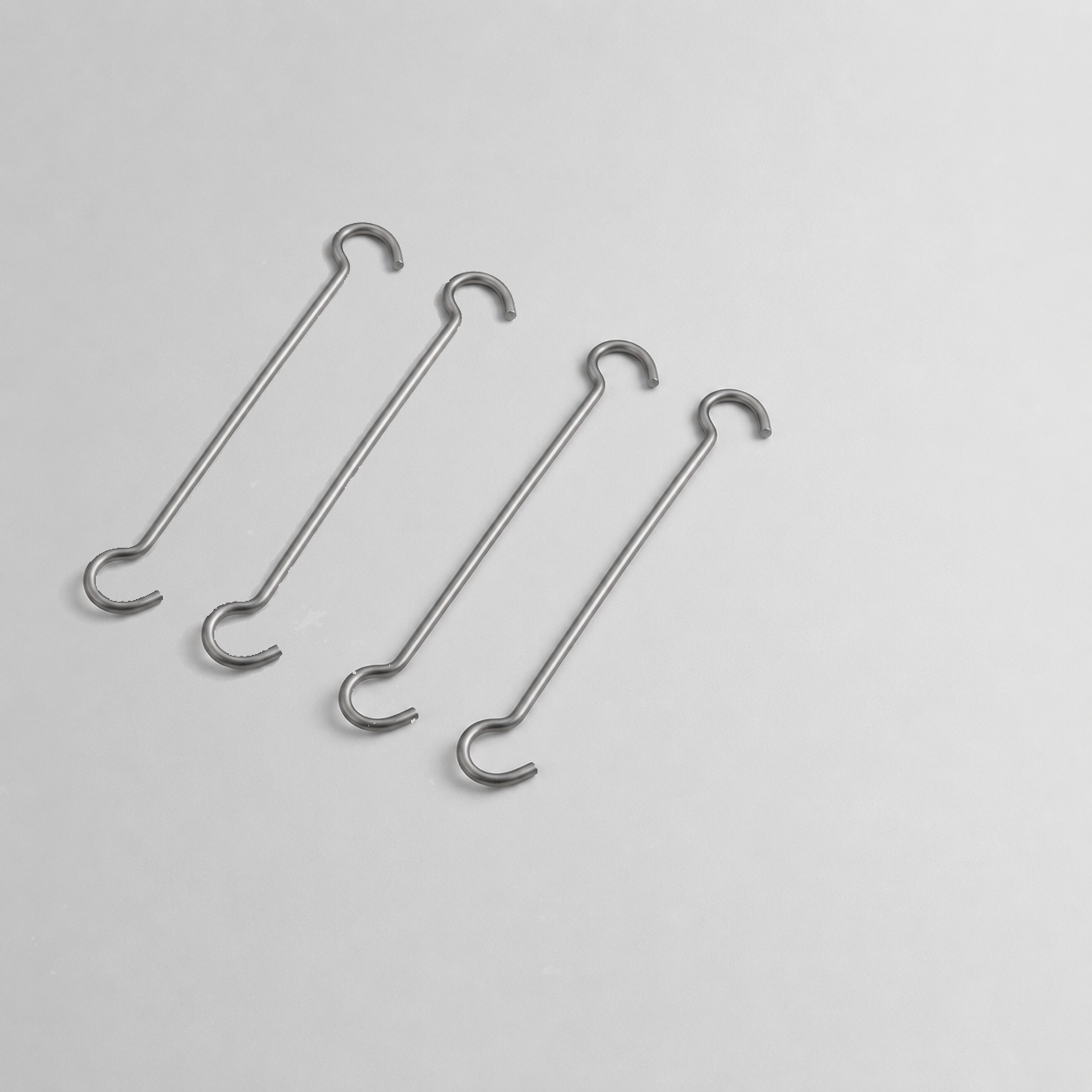 Dobbelt opphengskrok 15 cm. Pakke m/ 4 stk.