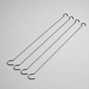 Dobbelt opphengskrok 41 cm. Pakke m/ 4 stk.