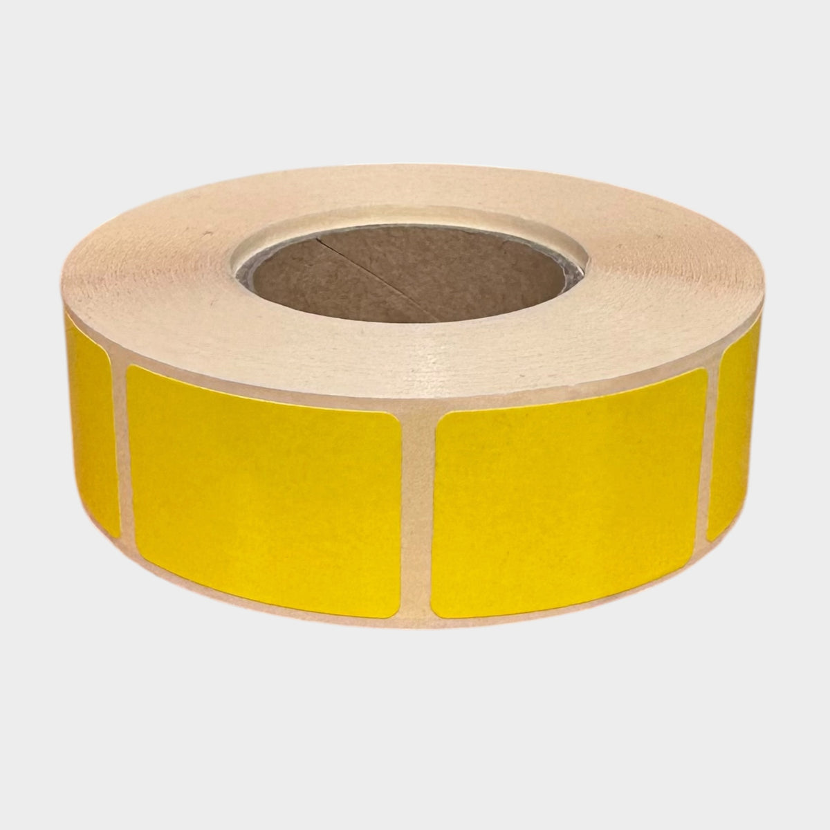 Etiketter - blanke neongule - 1 000 stk.