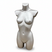 Dame-torso, sølv. Med hofte