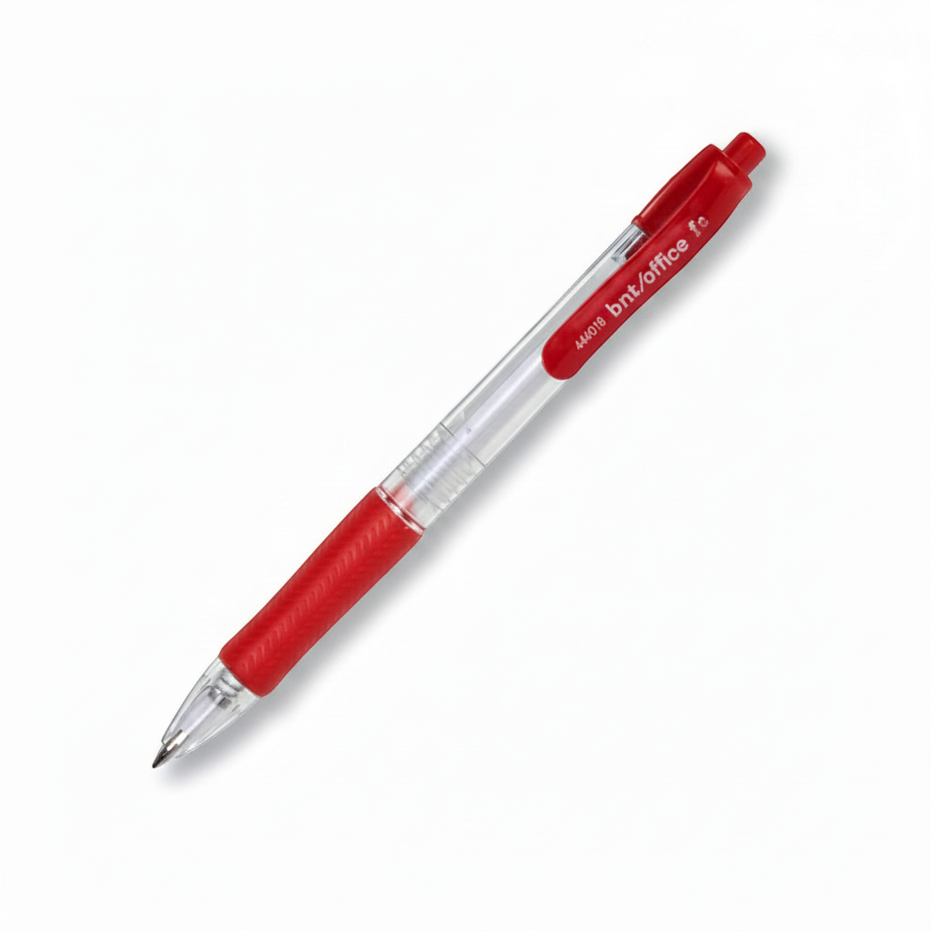 Kulepenn, 0,7 mm, gummigrep. Flere farger