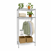 Garderobereol - TUBO (B 91 x D 36 x H 220 cm.) - Krom