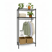 Garderobereol - TUBO (B 91 x D 36 x H 220 cm.) - Sort
