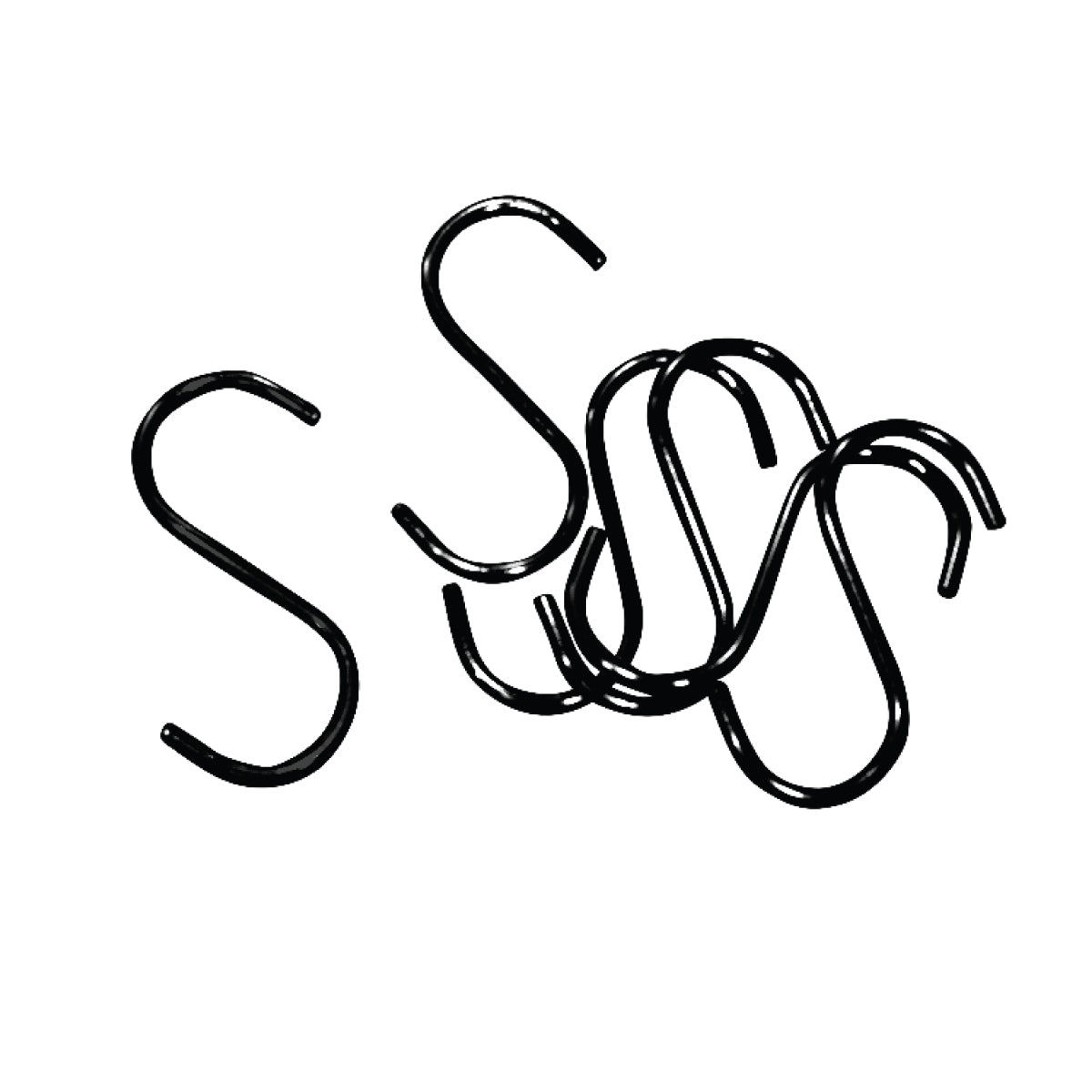 S-krok / jeans krok H11,5 cm. - svart - 10 stk. Pris vist pr. stk.
