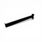 Rett forheng foran / gitter. Sort - 30 cm
