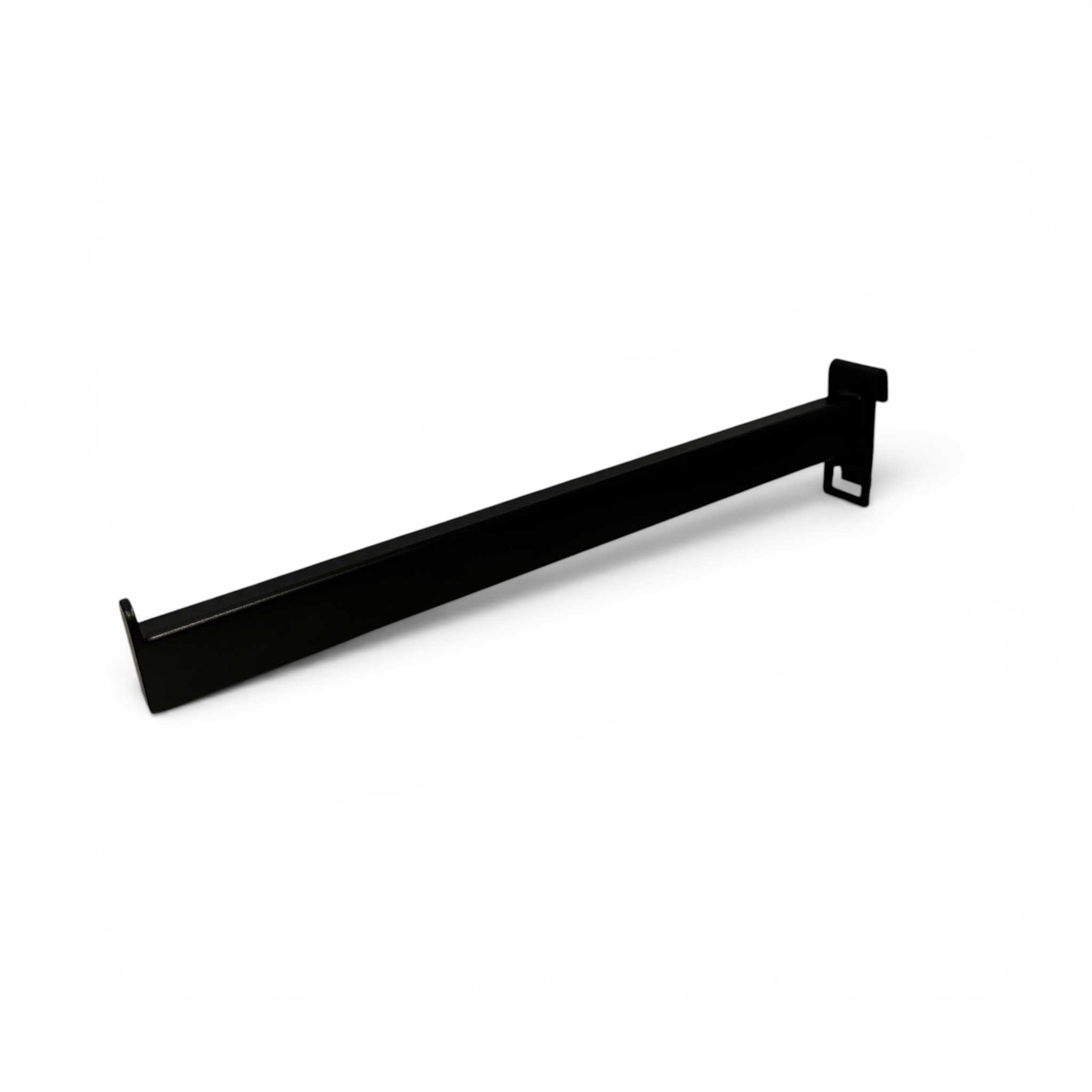 Rett forheng foran / gitter. Sort - 30 cm