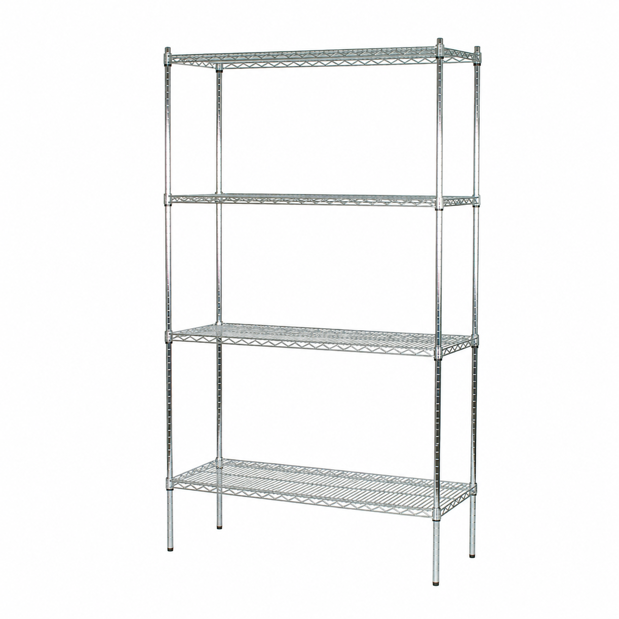 Hylle - TUBO (B 122 x D 36 x H 220 cm.) - Krom