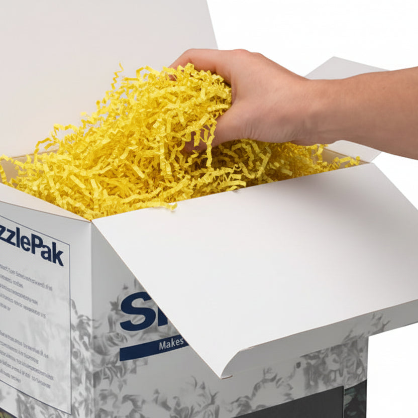 Gul Sizzlepack fyld til gavekurve, 1,25 kg